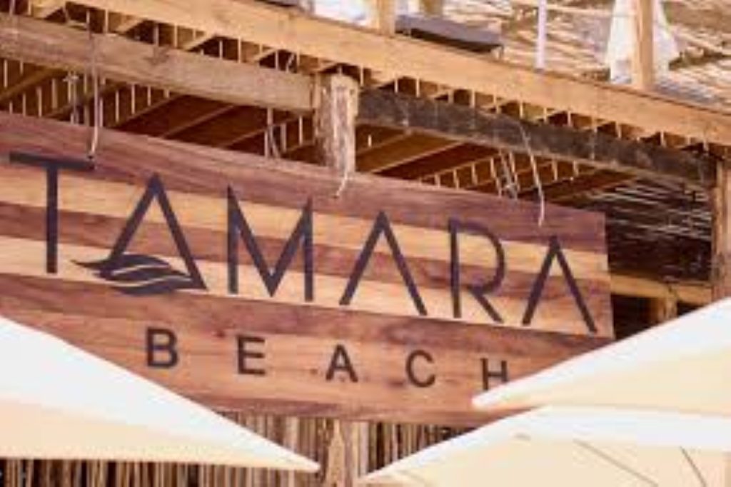 Beachfront dining at Tamara Beach Club Cabo