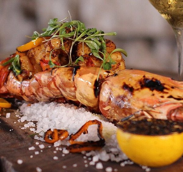 Taboo Beach Club seafood dishes